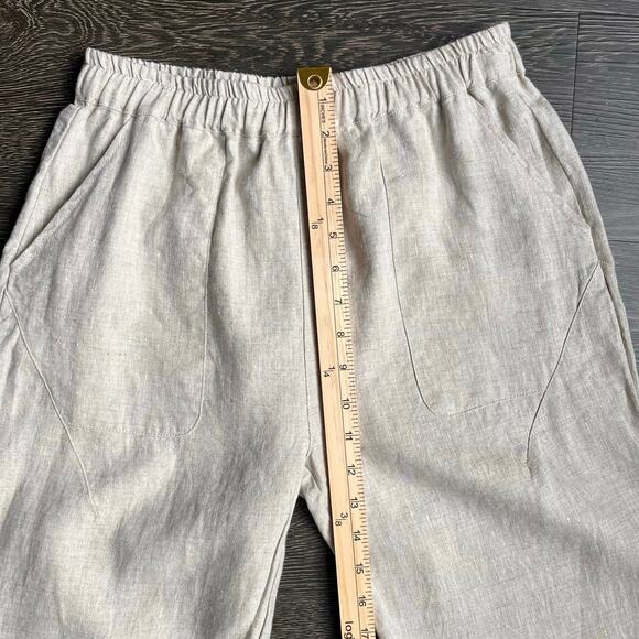 IXIMO Women's Linen Pants Sz S‎ Summer Coastal Capsule Wardrobe Timeless - Picture 6 of 11